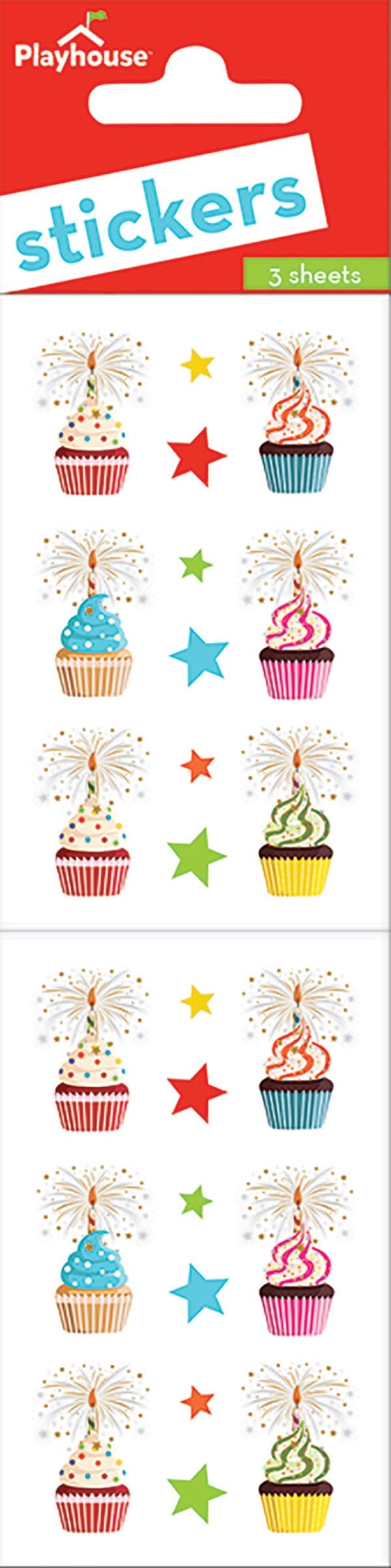 birthday cupcakes sticker pack