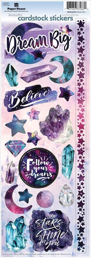 dream big cardstock stickers