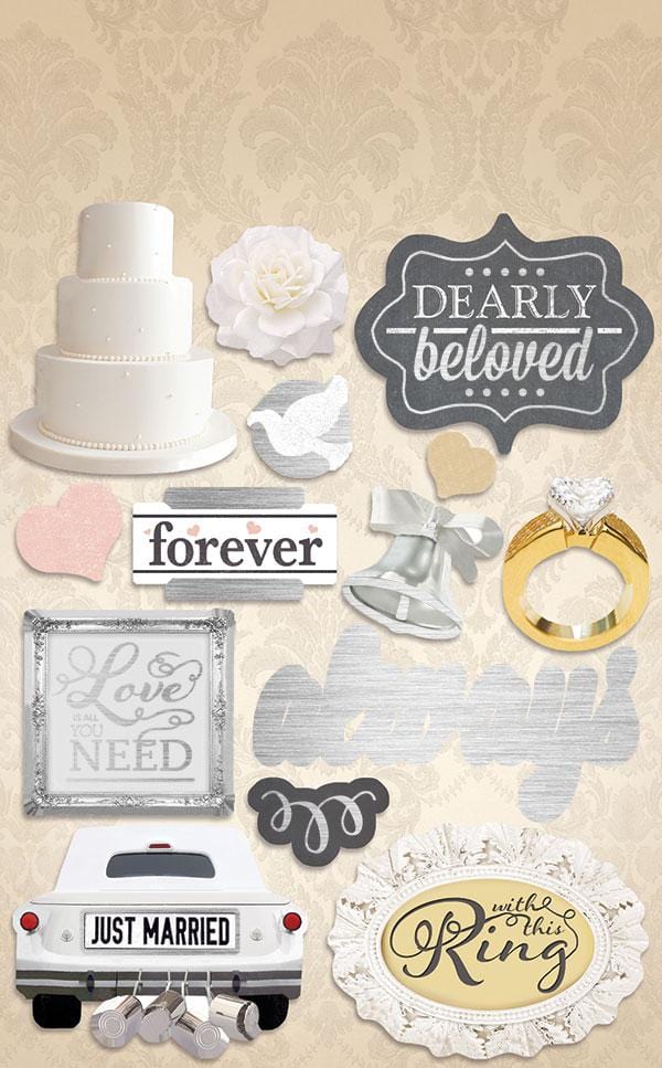 5 Sheets Of Waterproof Wedding Stickers For Scrapbooking & Embellishments -  Perfect For Bridal Showers, Engagements & Anniversaries!, Shop Now For  Limited-time Deals