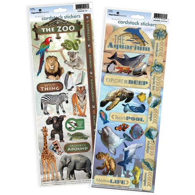 Scrapbook Stickers - Zoo Value Pack