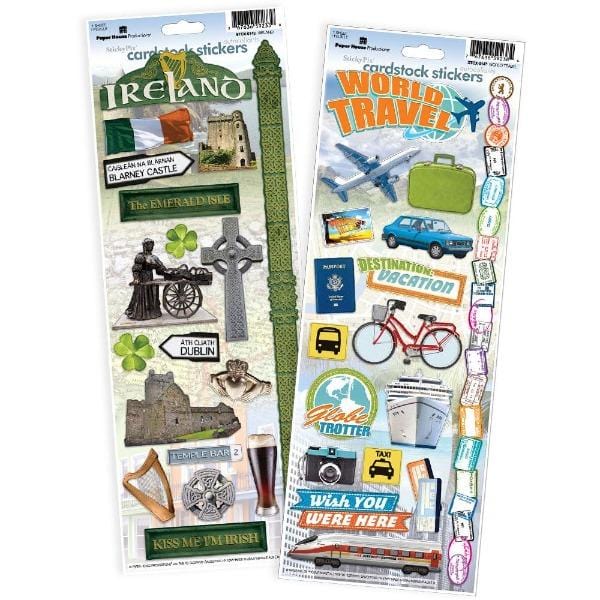 Ireland cardstock sticker value pack