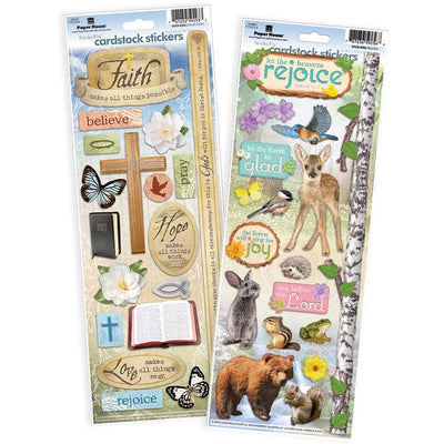 Scrapbook Stickers - Faith Value Pack
