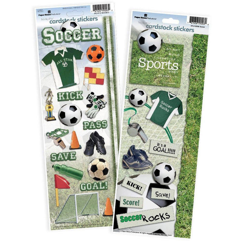 Scrapbook Stickers - Soccer Value Pack