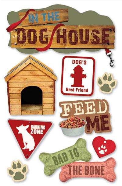 dog 3d sticker