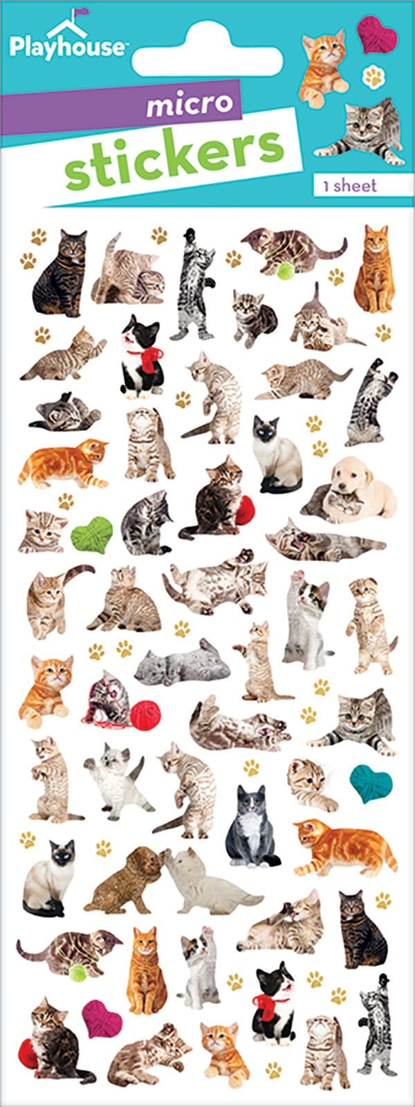 Scrapbook Stickers - 3D Cats