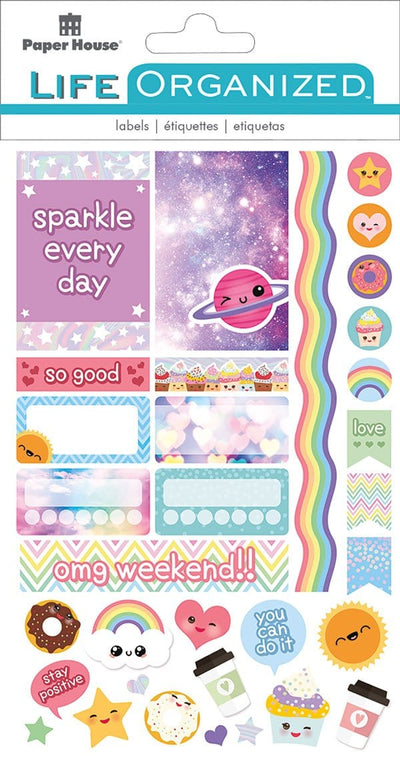 Kawaii Not? Planner stickers shown in packaging