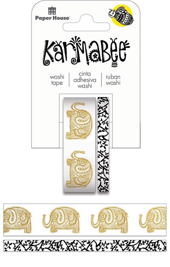 elephants washi tape