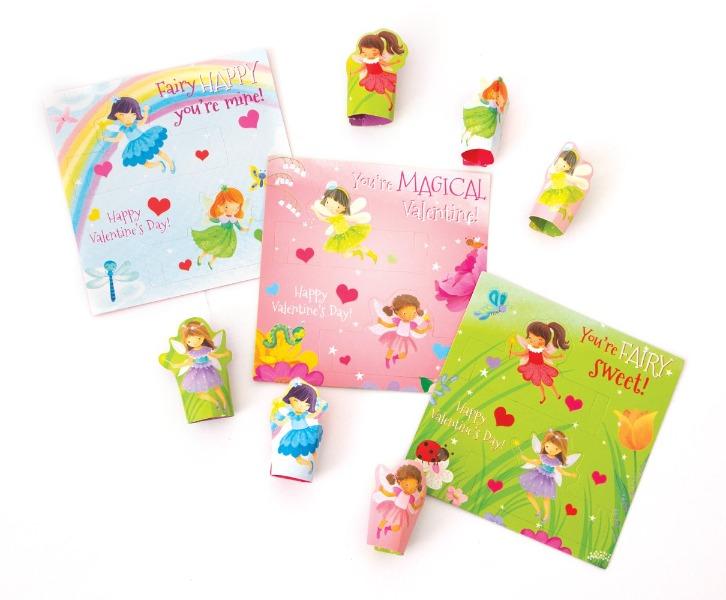 fairy finger puppet valentines